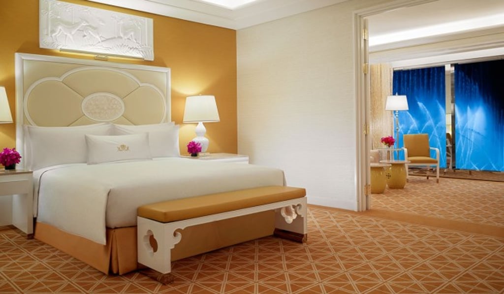 Luxuriate in the Fountain Suite overlooking the Performance Lake.