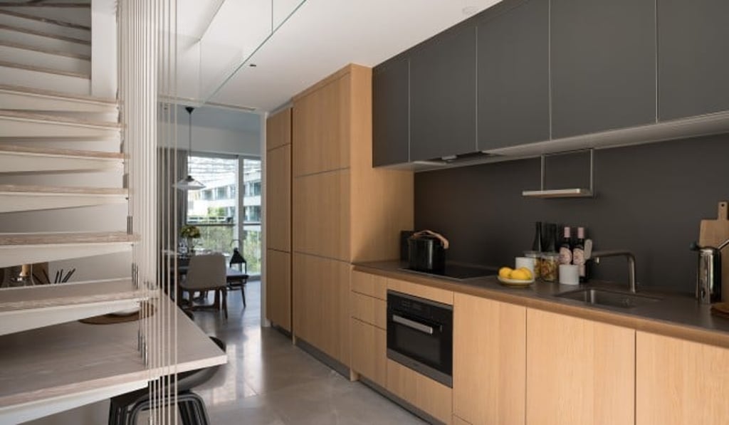 This photo was taken on 8 March 2018 at Duplex on 2nd and 3rd of Flat South of the Development, which has been edited and processed with computerised imaging techniques. The photo and its contents are for reference only and do not constitute any representation or warranty in any form. The furnitures, decor and other items as shown in this photo may not appear in the residential property, or if appear, may not be the same or of comparable quality to those shown in this photo.  Please refer to the Sales Brochure for details of the Development and the fittings, finishes and appliances to be included in the residential units at the Development. Contents in the Sales Brochure shall prevail under all circumstances.