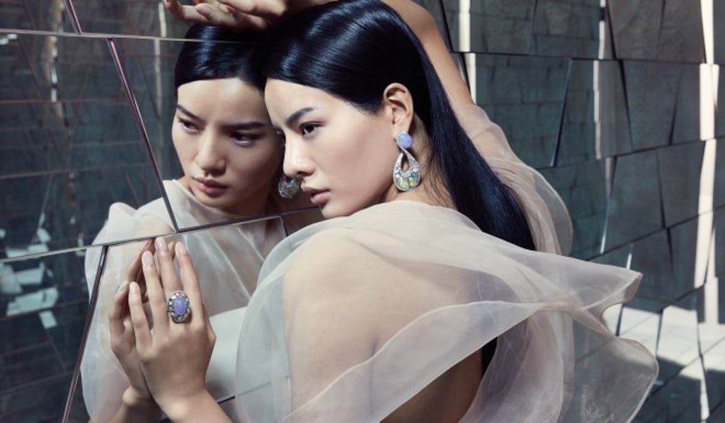 The timeless glamour and grace of Le Charme de la Romance earrings and ring.