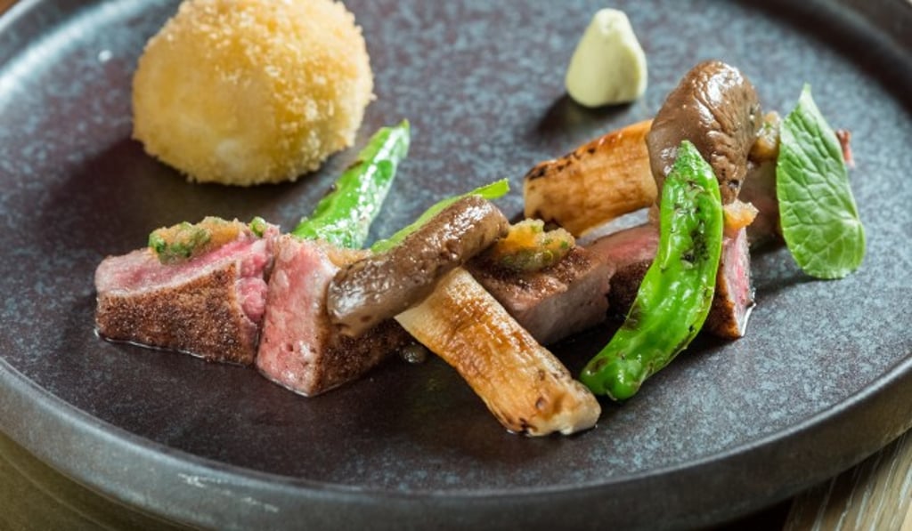 Char-grilled Yaeyama wagyu steak Char-grilled Yaeyama wagyu steak