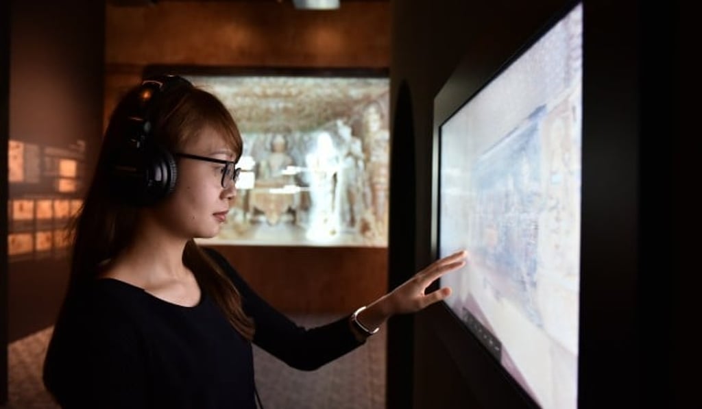 The interactive multimedia programmes allow visitors to see the artefacts up close.