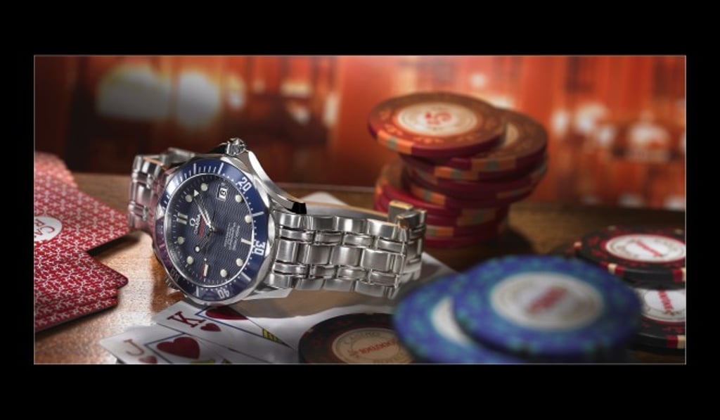 The iconic Seamaster Diver 300M was worn by Daniel Craig when he bursts onto the screen in Casino Royale in 2006 in his first outing as James Bond.