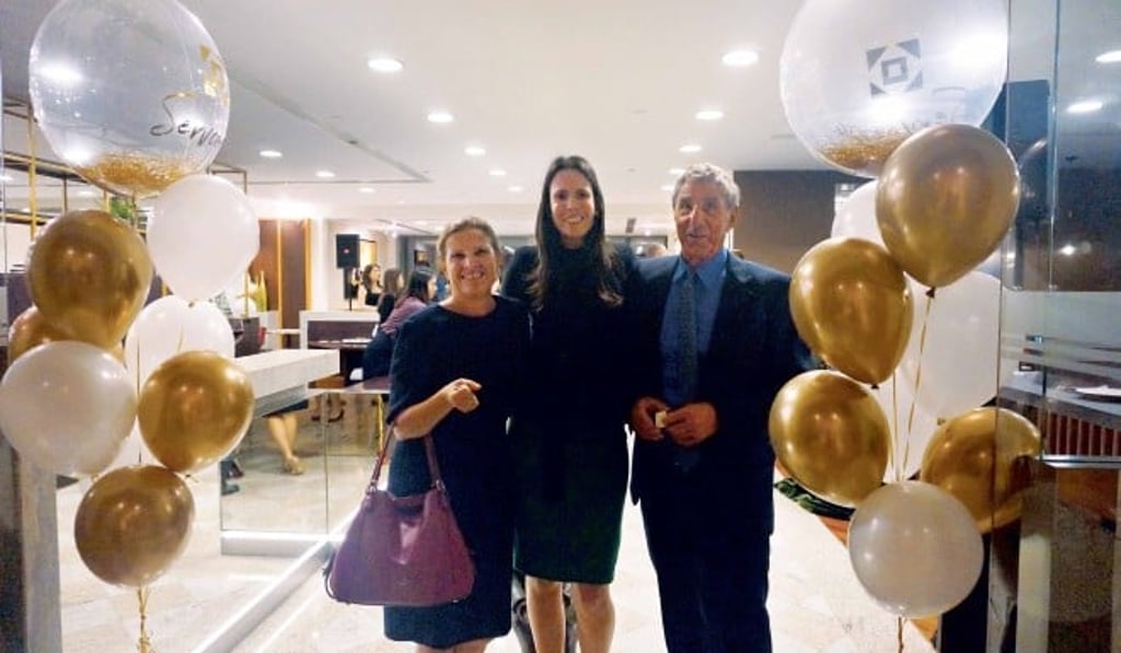 Michaela Browning (left), Australian Consul-General Hong Kong & Macau, was invited as the officiating guest. Krystle Sulway-Johansson (centre), General Manager for SEA, Hong Kong and Europe of Servcorp; and Alfred "Alf" Moufarrige (right), CEO of Servcorp, are pictured next to her.