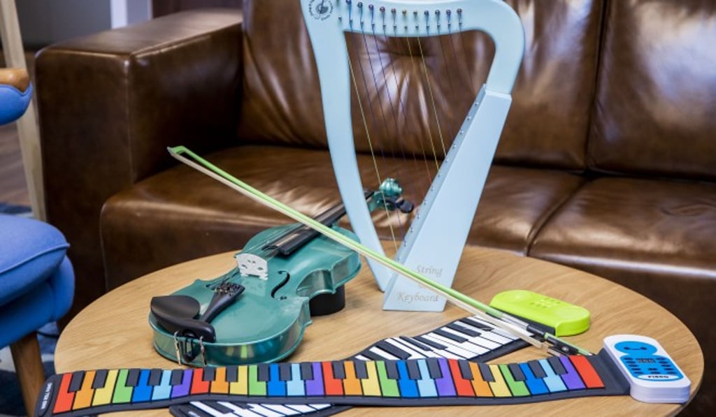 Colours can help very young children grasp the basics of playing musical instruments. Colours can help very young children grasp the basics of playing musical instruments.