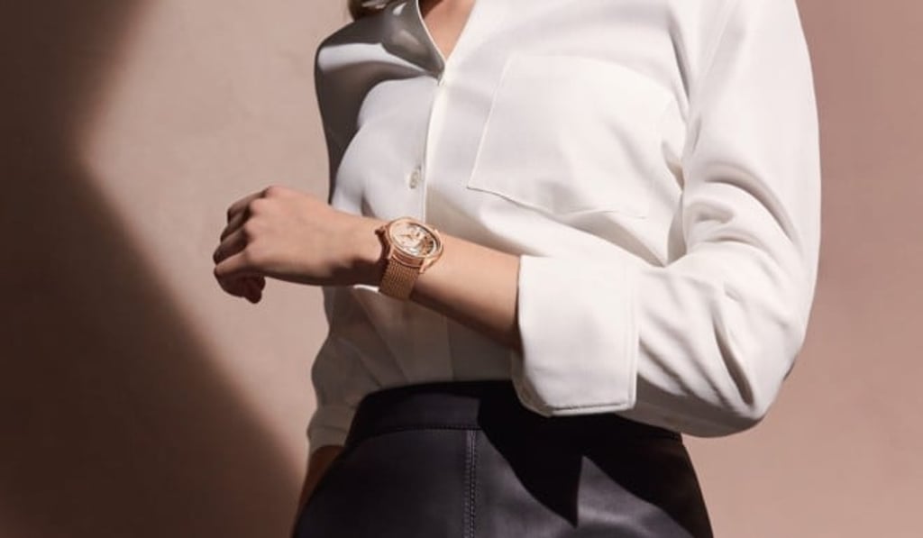 The Millenary Frosted Gold Opal Dial watch is ergonomically designed for a perfect fit on the wrist.