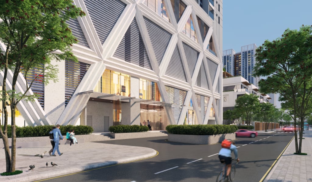 The Zei apartments are designed in a minimalist and elegant style