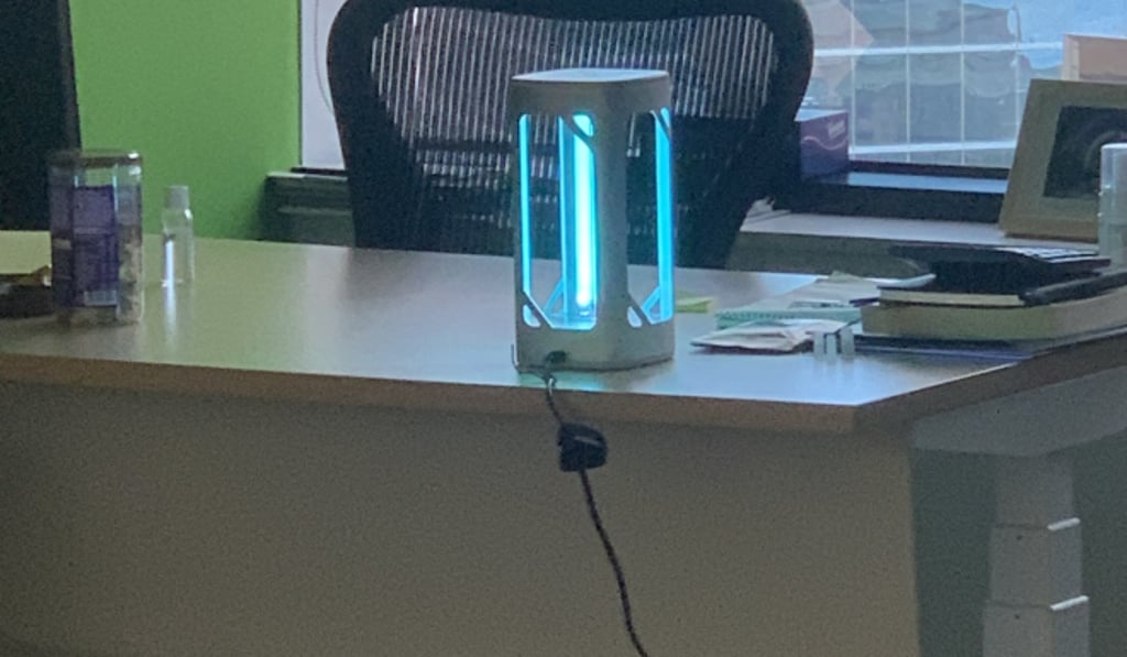 The Philips UV-C Disinfection Desk Lamp can inactivate 99% of COVID-19 virus within six seconds.