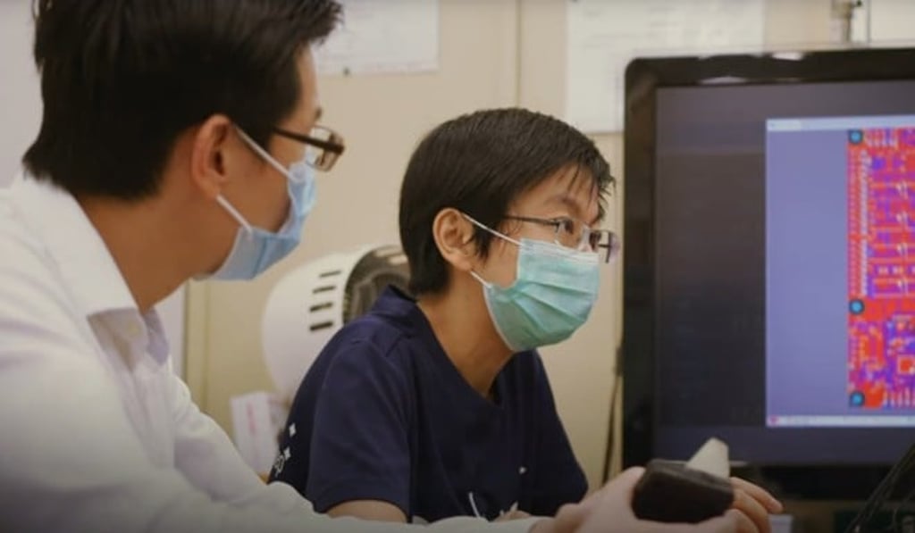 Lydia Leung (right), CEO of Hong Kong start-up Belun Technology, says that her company has received help from the Hong Kong Medical and Healthcare Device Manufacturers Association to ensure that its products obtain needed certification and meet industry standards.