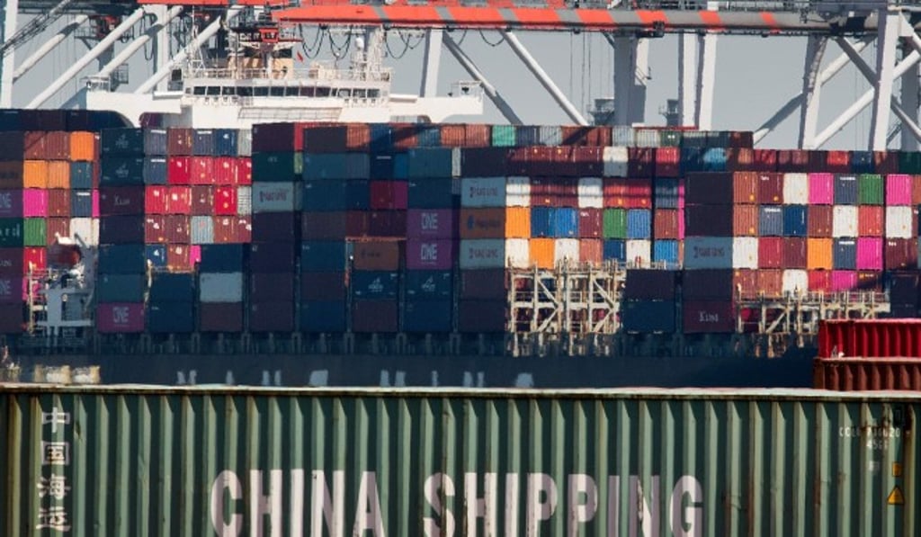 China’s exports grew by 11.4 per cent in October 2020, compared with a year earlier, while its imports grew by 4.7 per cent over the same period from a year ago. Photo: AFP