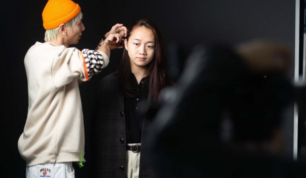 Chan Ming-yan, 24, poses for a photo that will be included in the Transcendence Art Show. Photo: Handout Chan Ming-yan, 24, poses for a photo that will be included in the Transcendence Art Show. Photo: Handout