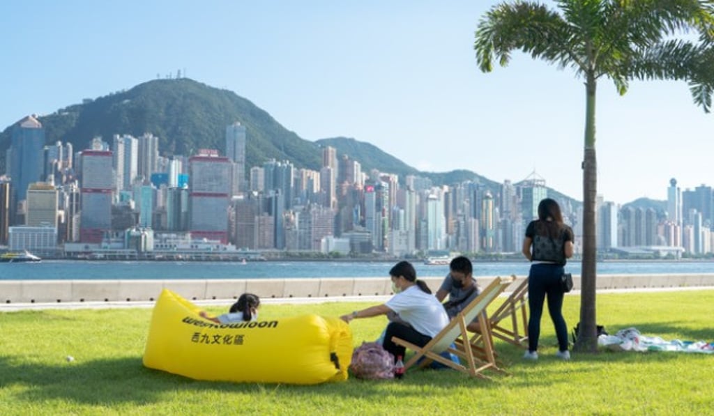 Enjoy a picnic and family time on the Great Lawn against the iconic Victoria Harbour backdrop.