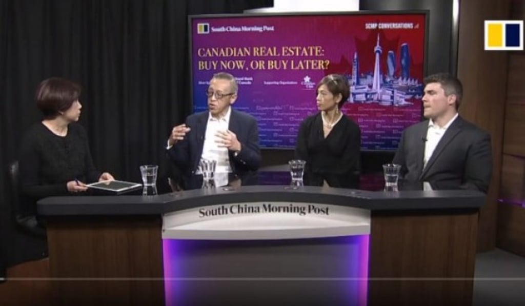 (L-R): Peggy Sito, Deputy Business Editor of South China Morning Post; Ignatius KK (Iggy) Chong, Head of Private Banking, Greater China of RBC Wealth Management; Alisha Ma, Founder & Managing Partner of Halcyon Counsel Ltd.; and Keelan Chapman, Founder, and Director of Canadian Real Estate Investment Centre. (L-R): Peggy Sito, Deputy Business Editor of South China Morning Post; Ignatius KK (Iggy) Chong, Head of Private Banking, Greater China of RBC Wealth Management; Alisha Ma, Founder & Managing Partner of Halcyon Counsel Ltd.; and Keelan Chapman, Founder, and Director of Canadian Real Estate Investment Centre.