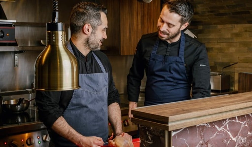 Executive chefs and owners – Adrien and Romain.