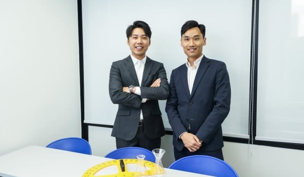 NTK Mathematics and Science Team, Mr. Derek Yim (left) and Mr. Jimmy Chan.