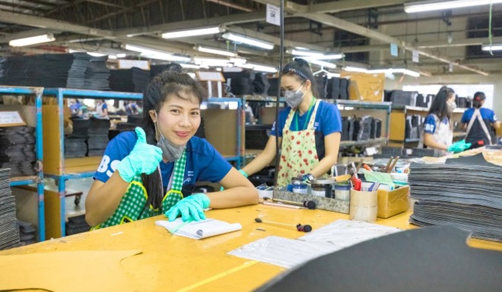 Workers at the Sheico wetsuit factory in Thailand. Photo: Ryan ‘Chachi’ Craig