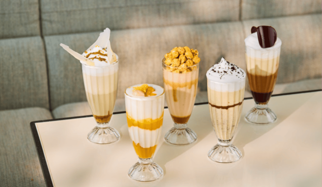 From Dark Silk to Lychee Summer Breeze, Regent Hong Kong’s Venchi Seasonal Milkshakes bring cocoa, caramel, pistachio, cookies and fruit into a playful summer collection made for lingering by the harbour.