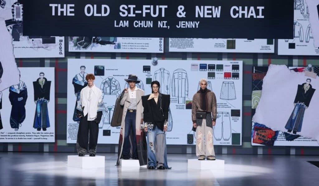 Jenny Lam Chun-ni, winner of My Favourite Collection for The Old Si-Fut and New Chai. The public vote went to an office story.