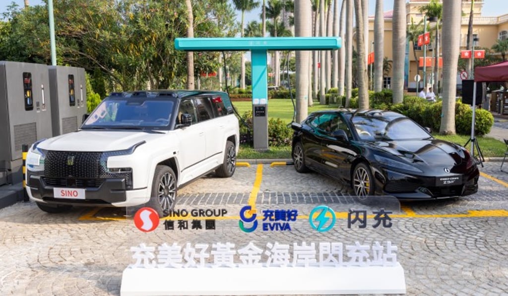 The new ultra-fast charging station at Gold Coast Piazza provides a real-world setting for piloting next-gen EV charging technology in Hong Kong.
