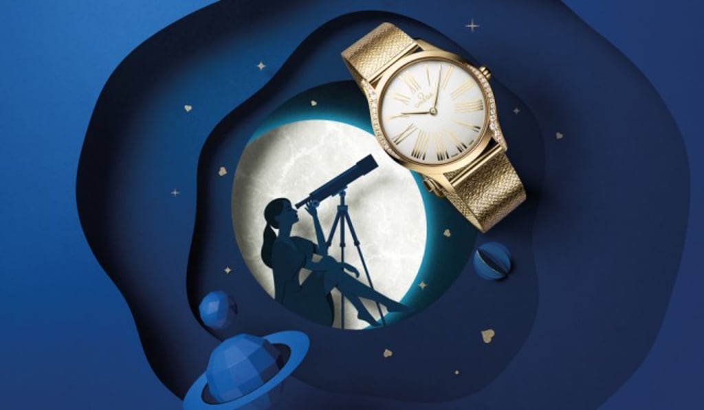 Omega’s latest De Ville Trésor watch, in 18K Moonshine™ gold. Photo: Omega