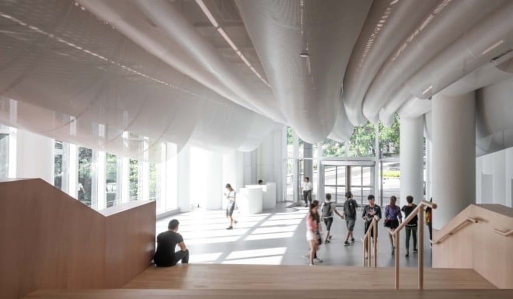 The HKU medical school lobby.