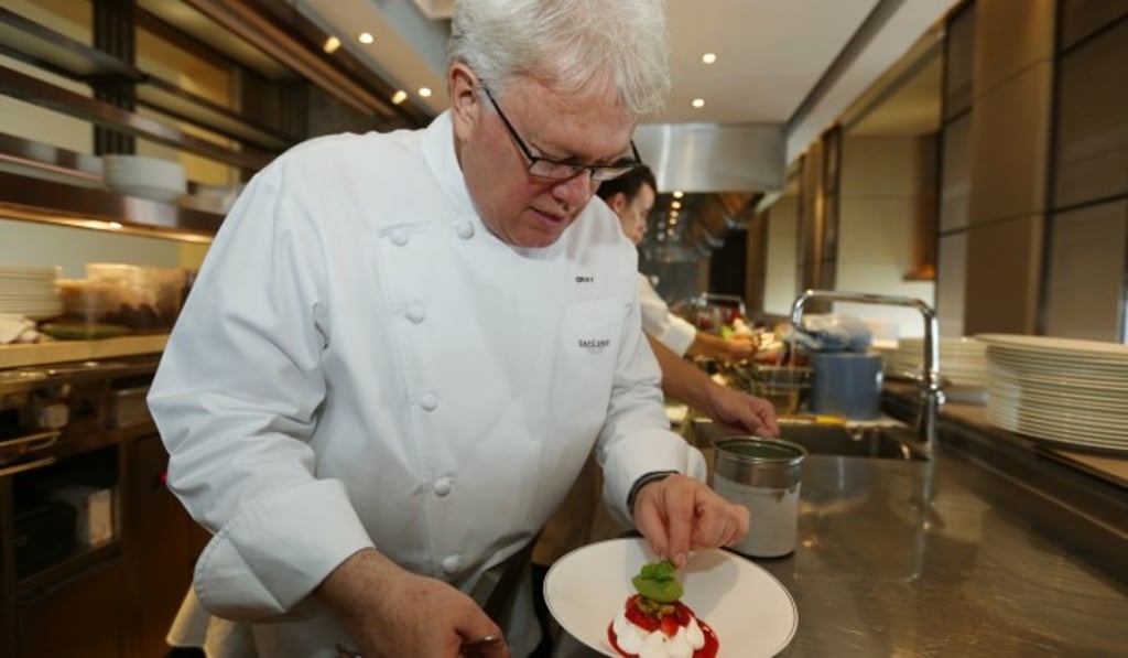 Chef Gray Kunz at Café Gray Deluxe in Pacific Place, Admiralty. Picture: Xiaomei Chen