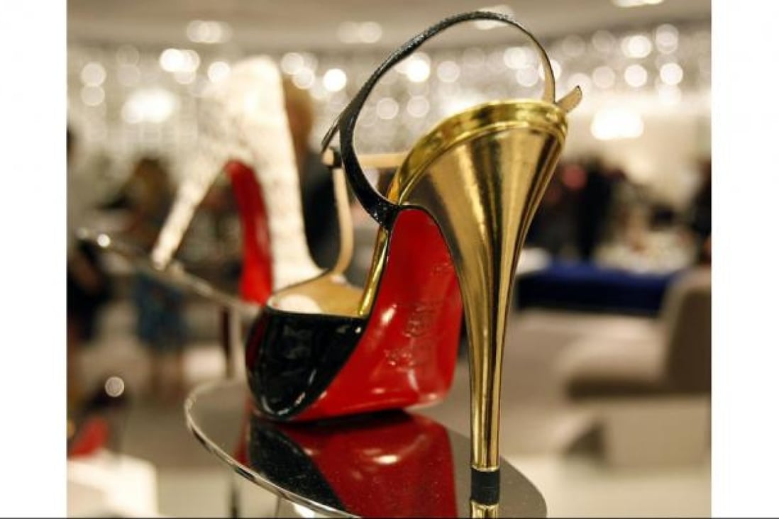 Fancy shoes with red soles