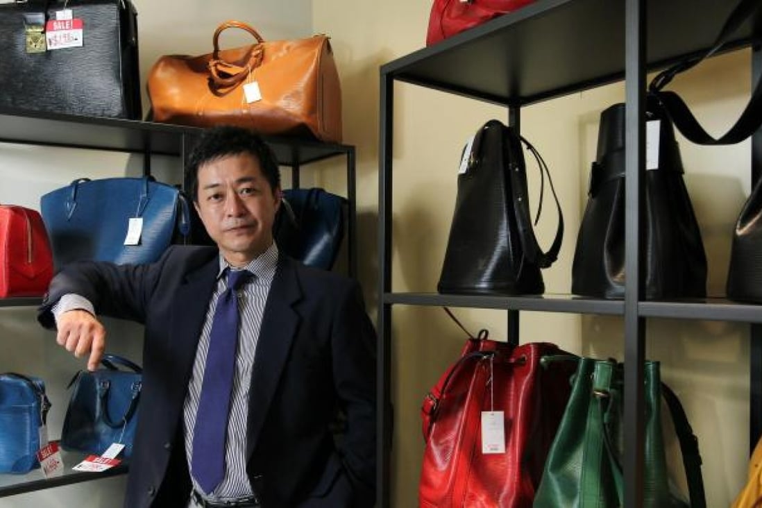 Best Buy's Kagayaki Goda says the margin for used clothing and household goods can reach up to 70 per cent. Photo: Edmond So
