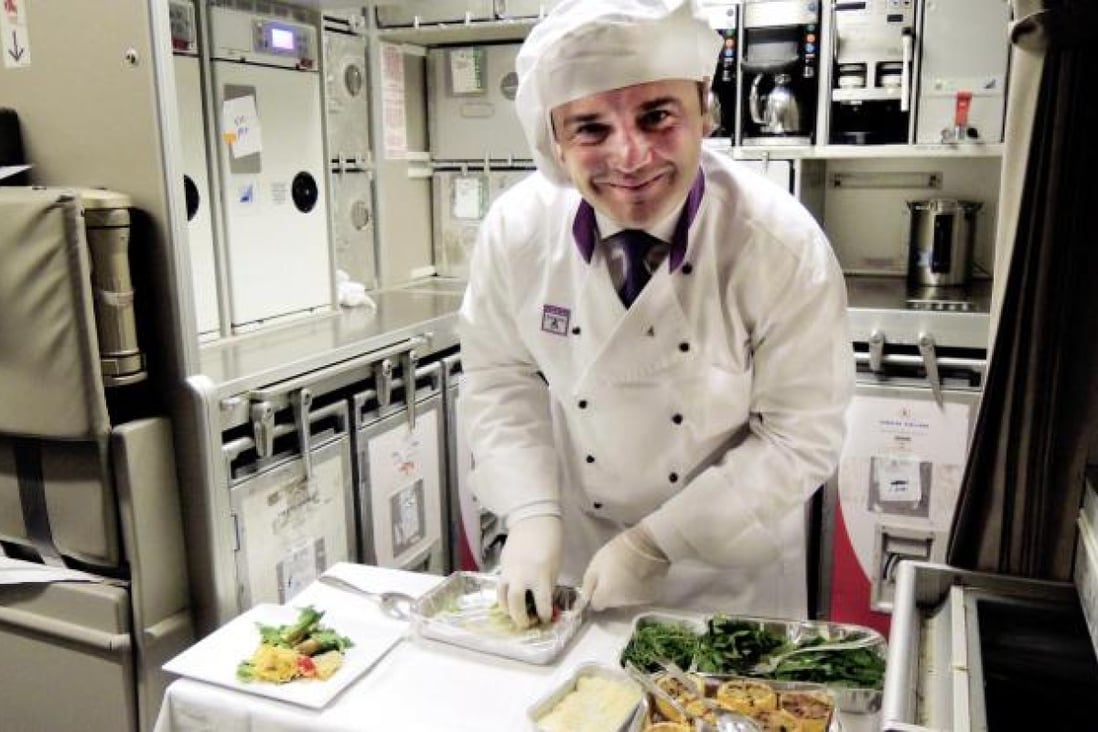The height of catering: Turkish Airlines' flying chef Mustafa Aydogdu. Photo: Andrea Oschetti