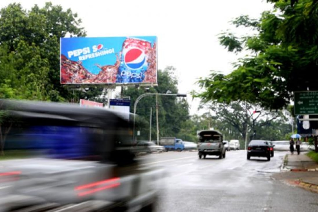Pepsico has a presence in Myanmar. Photo: AFP