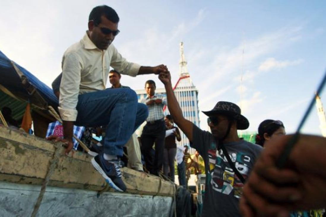 Former Maldives president risks arrest after trial boycott ...