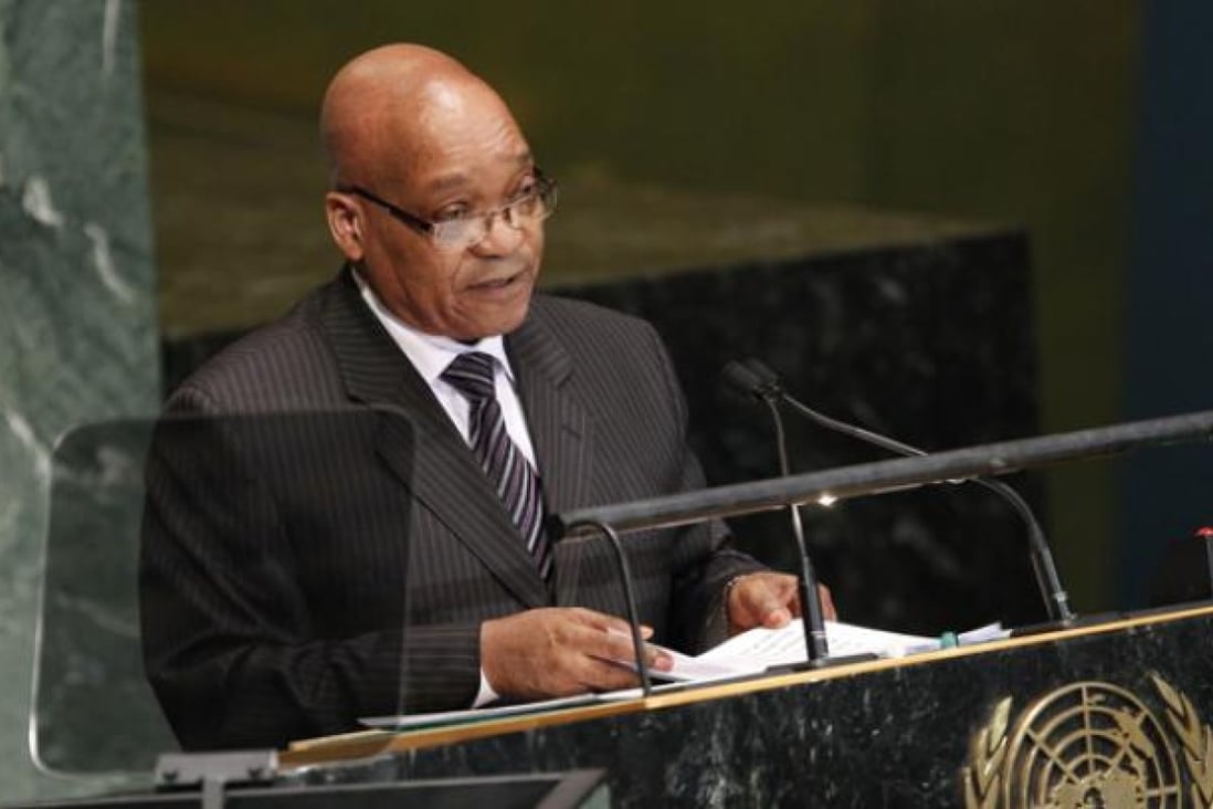 South African President Jacob Zuma. Photo: AP