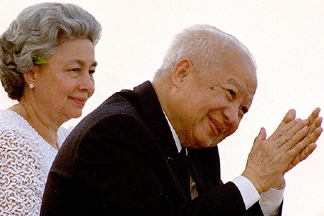 Cambodia King Norodom Sihanouk and Queen Monineath in 2003. Photo: AFP