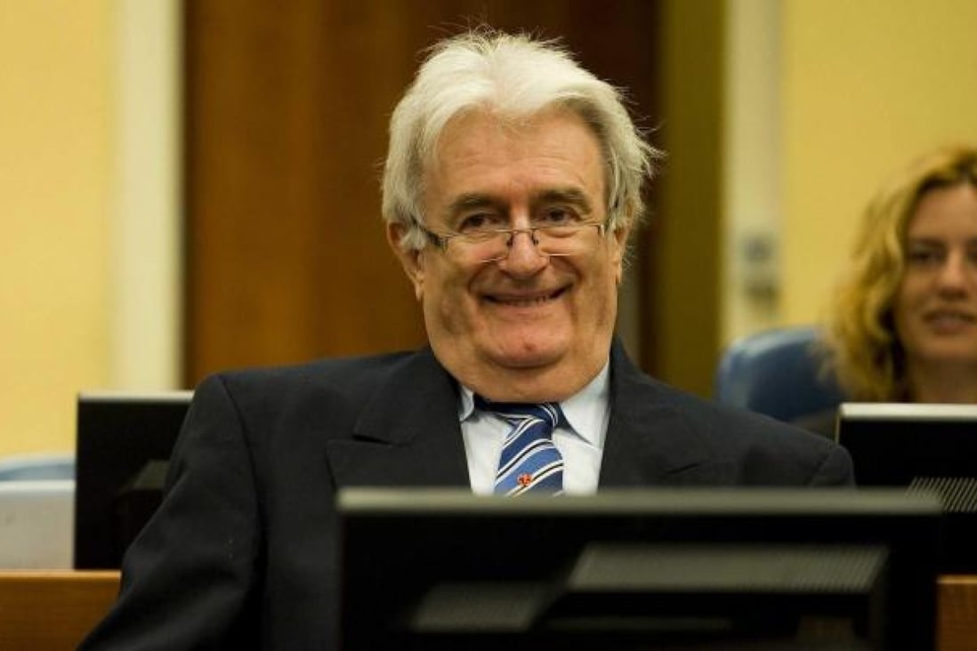 Serbian ex-leader Radovan Karadzic faces charges including genocide and crimes against humanity. Photo: EPA