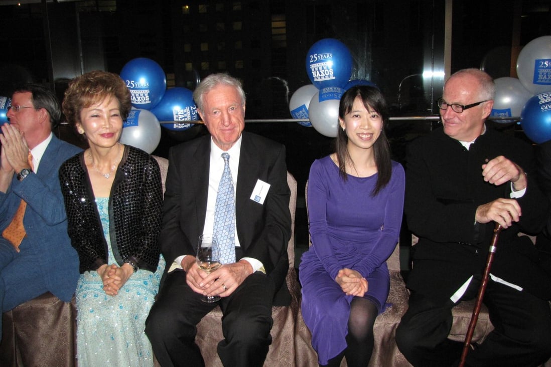 Takako and Klaus Heymann, with Colleen Lee and Michael Lynch. Photo: SCMP 