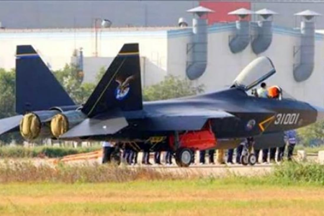 China's new J-31 stealth fighter. Photo: SCMP Pictures