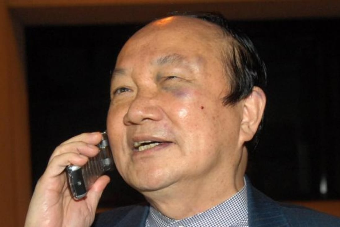 Former lawmaker Chim Pui-chung, pictured following the attack