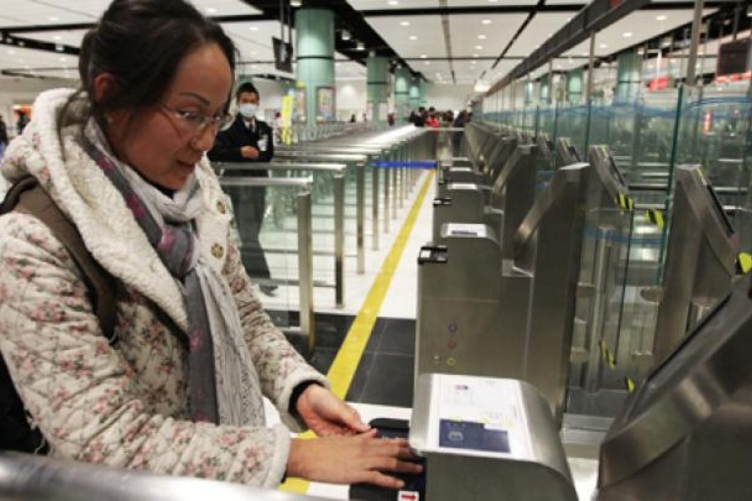 In addition to fingerprint-checking currently used for incoming travellers using e-channels, a face-recognition system will be put in place. Photo: Edward Wong