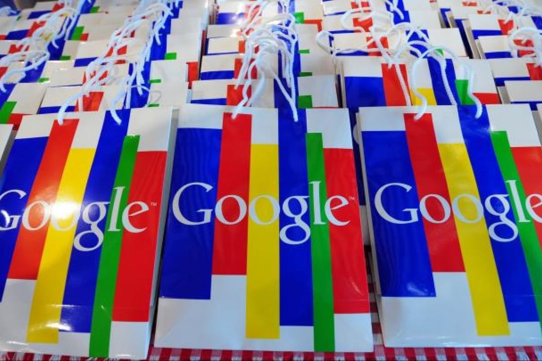 Google has legally put bags of cash in a shell company. Photo: AFP