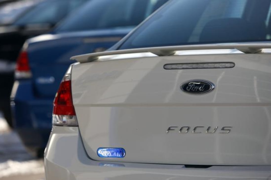 Ford Focus sedans. Photo: Bloomberg