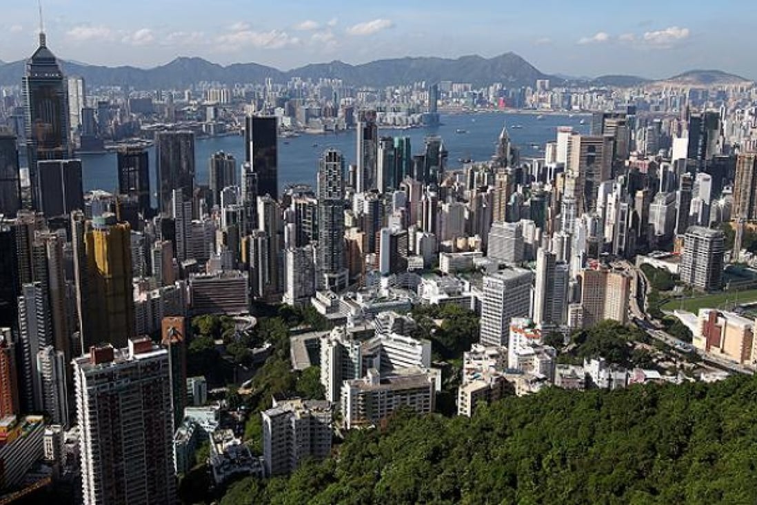 Hong Kong skyline from Stubbs Road. Photo: Felix Wong