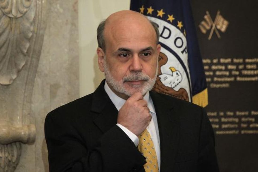 Federal Reserve chairman Ben Bernanke. Photo: AFP