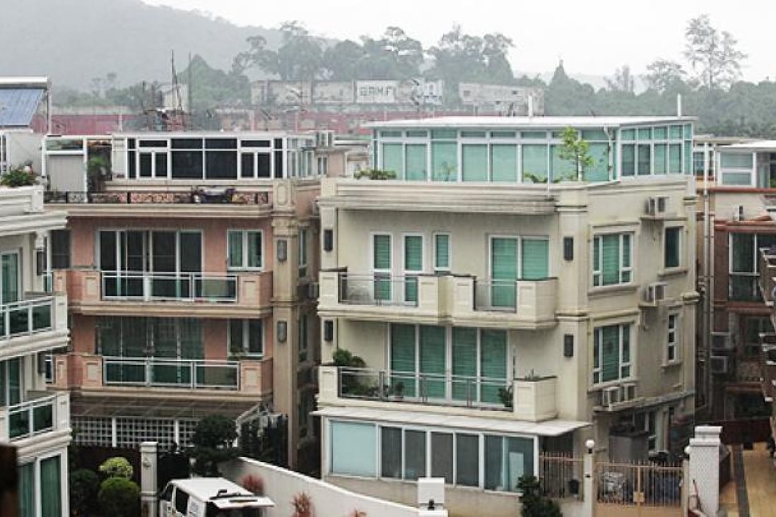 Illegal structures at Ho Chung New Village in Sai Kung. Photo: Edward Wong