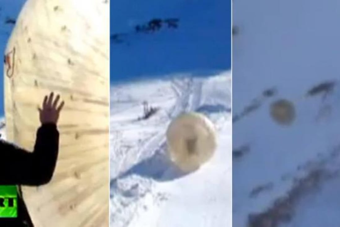 Mountain ride in giant inflatable 'zorb' turns deadly in Russia South