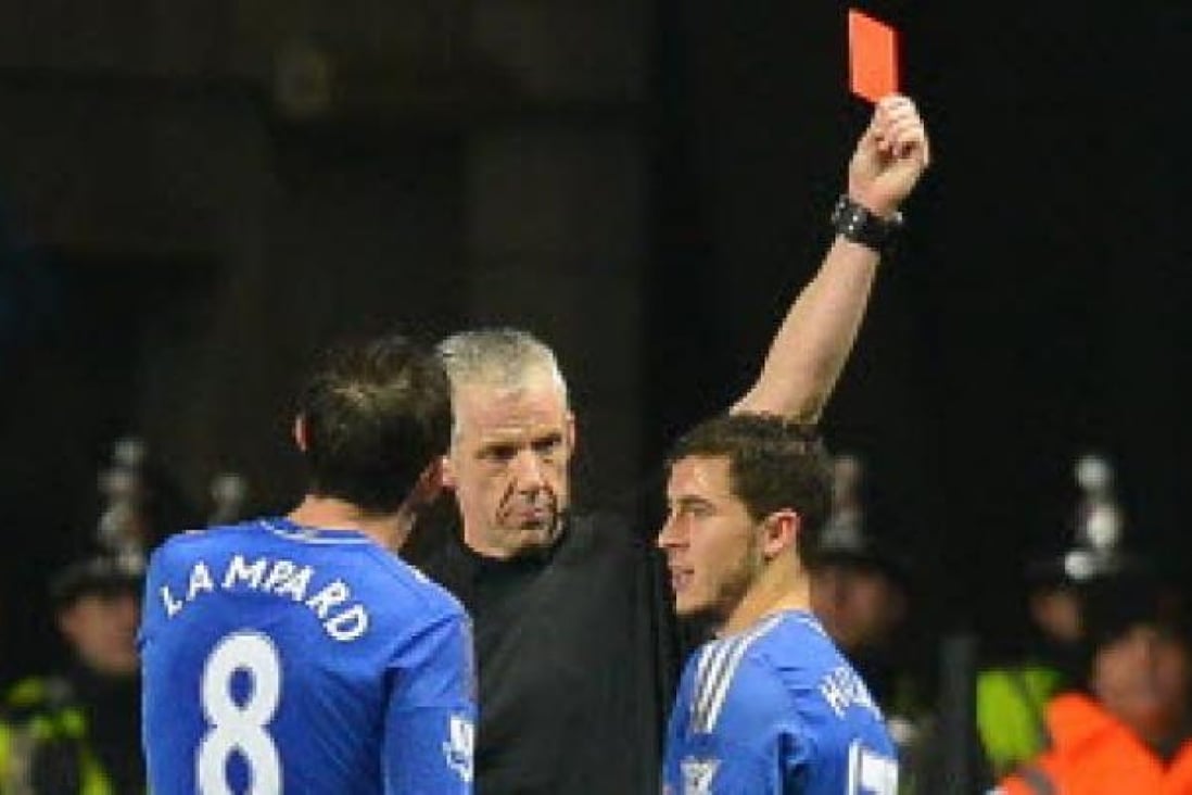 Bizarre Red Card Overshadows Swansea S Cup Win South China Morning Post