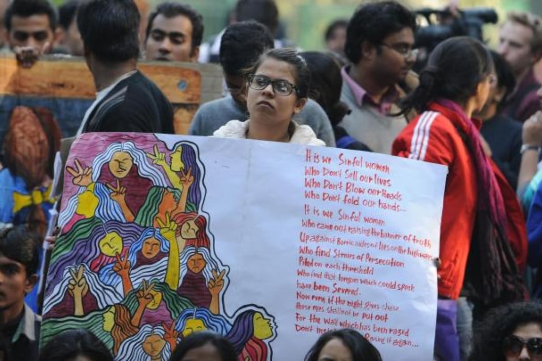 Protesters demand better protection for women in India, a country where a rape is said to occur every 30 minutes. Photo: AFP