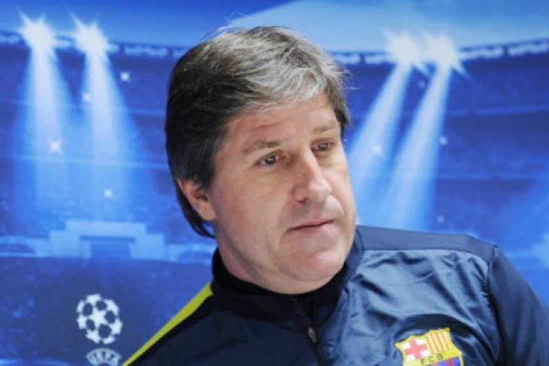 FC Barcelona's assistant coach, Jordi Roura. Photo: EPA
