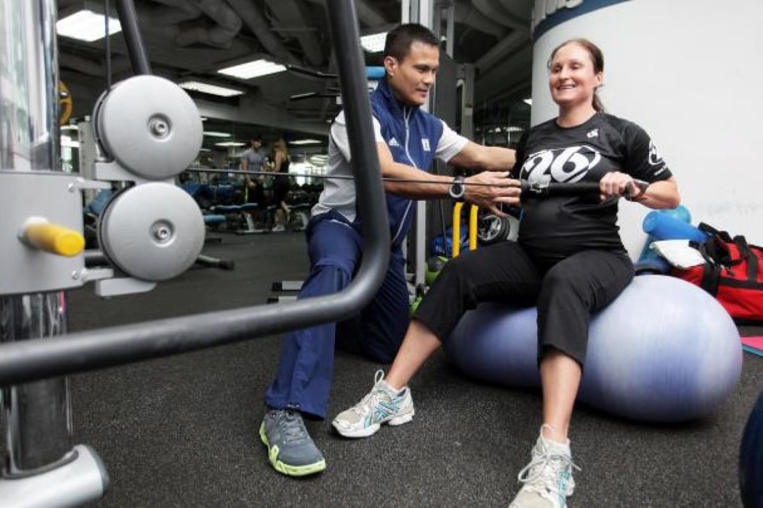 Vikki d'Arcy focuses on aerobic and core-strength exercises. Photo: Paul Yeung