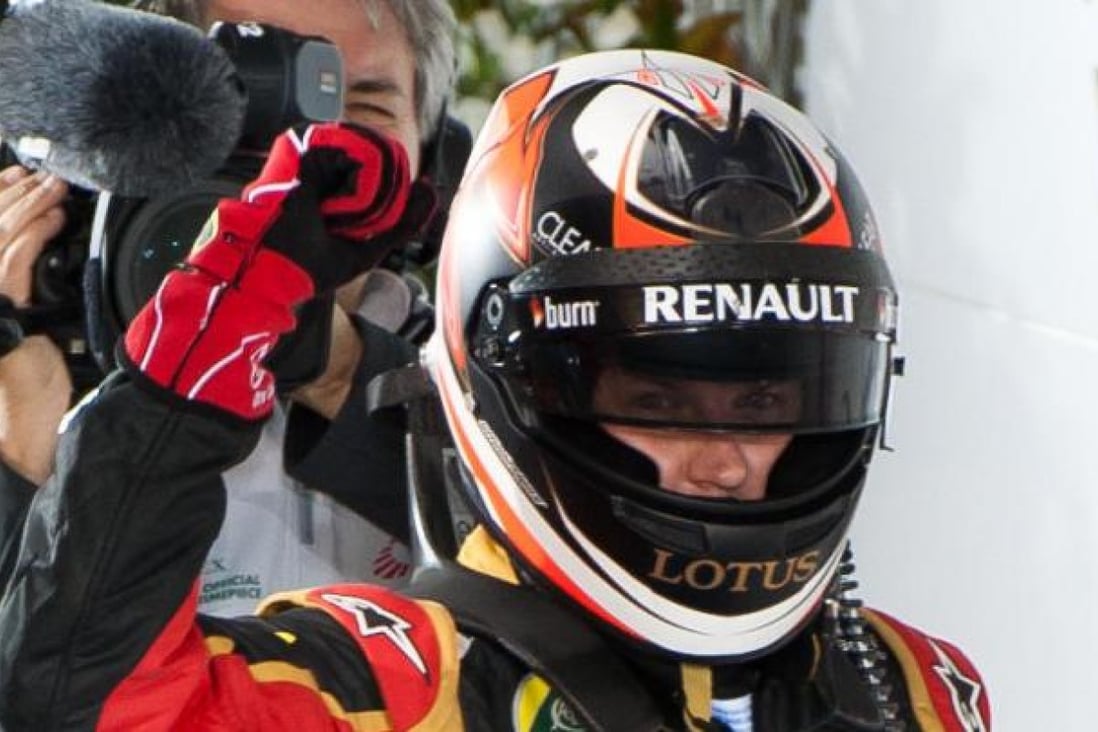 Lotus F1 driver Kimi Raikkonen