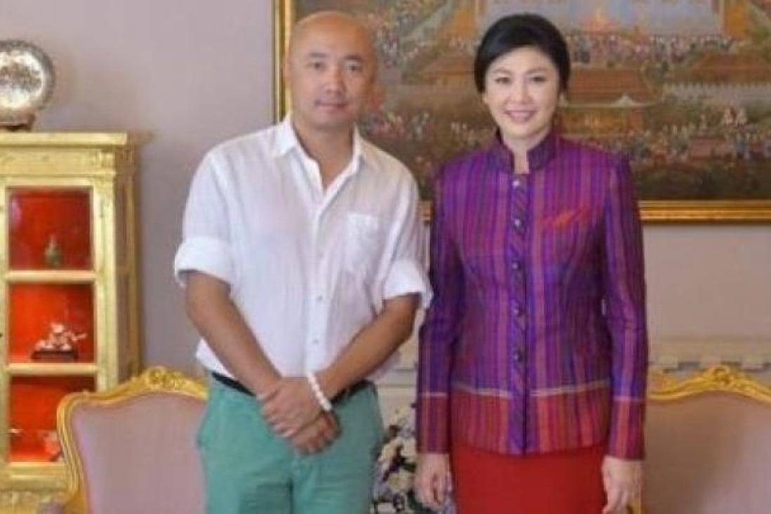 Xu Zheng and Thai PM Yingluck Shinawatra. Photo: SCMP pictures.
