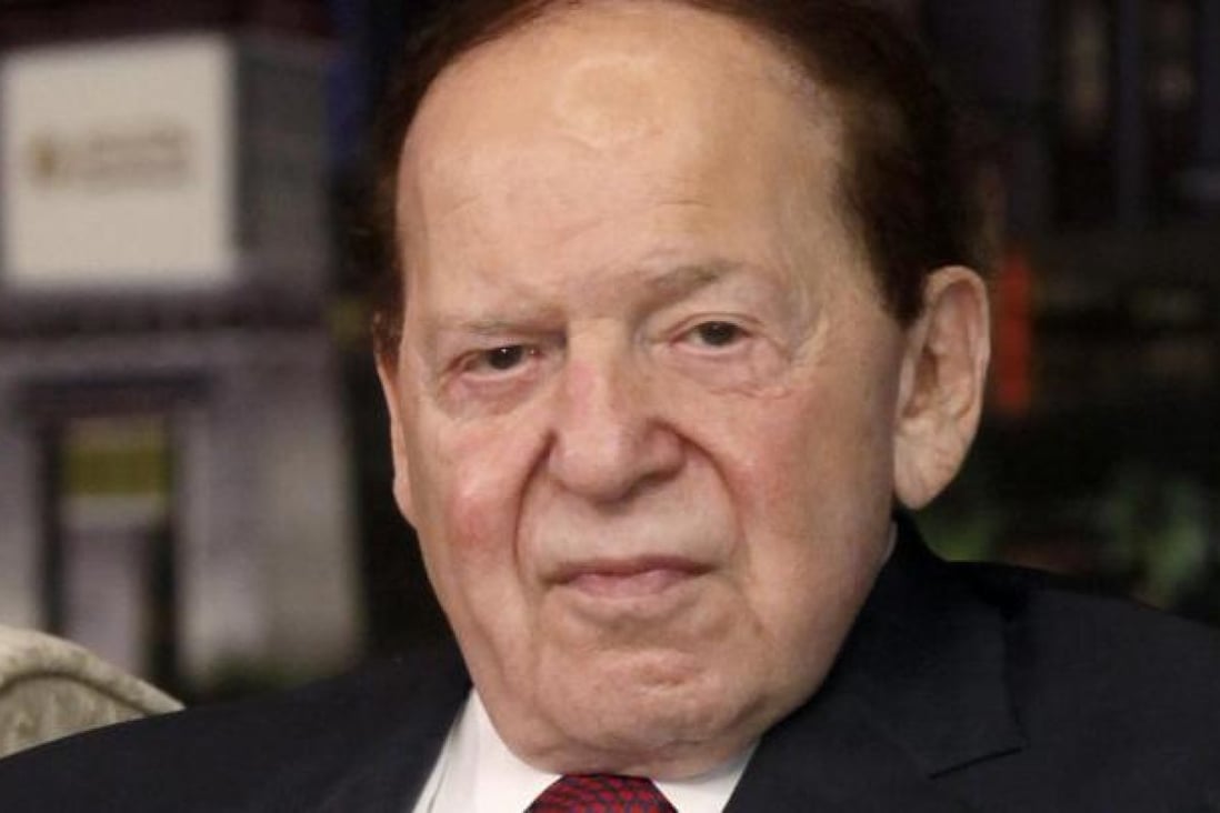 Las Vegas Sands chairman Sheldon Adelson. Photo: AP